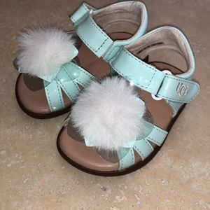 UGG Cactus Flower Leather Girls Sandals